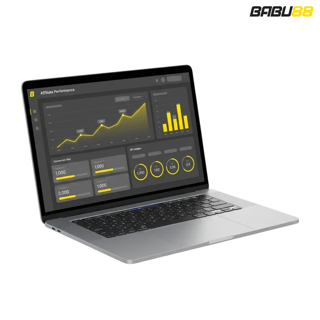 Babu88 Affiliate Program logo offering commission-based partnership opportunities for Bangladesh market affiliates