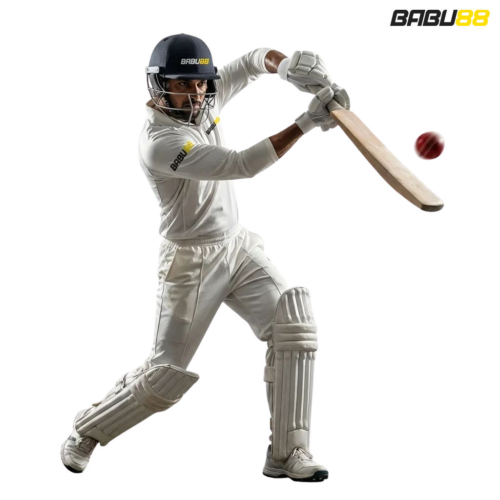 Babu88 cricket betting platform showing IPL, T20 World Cup and international test match betting options