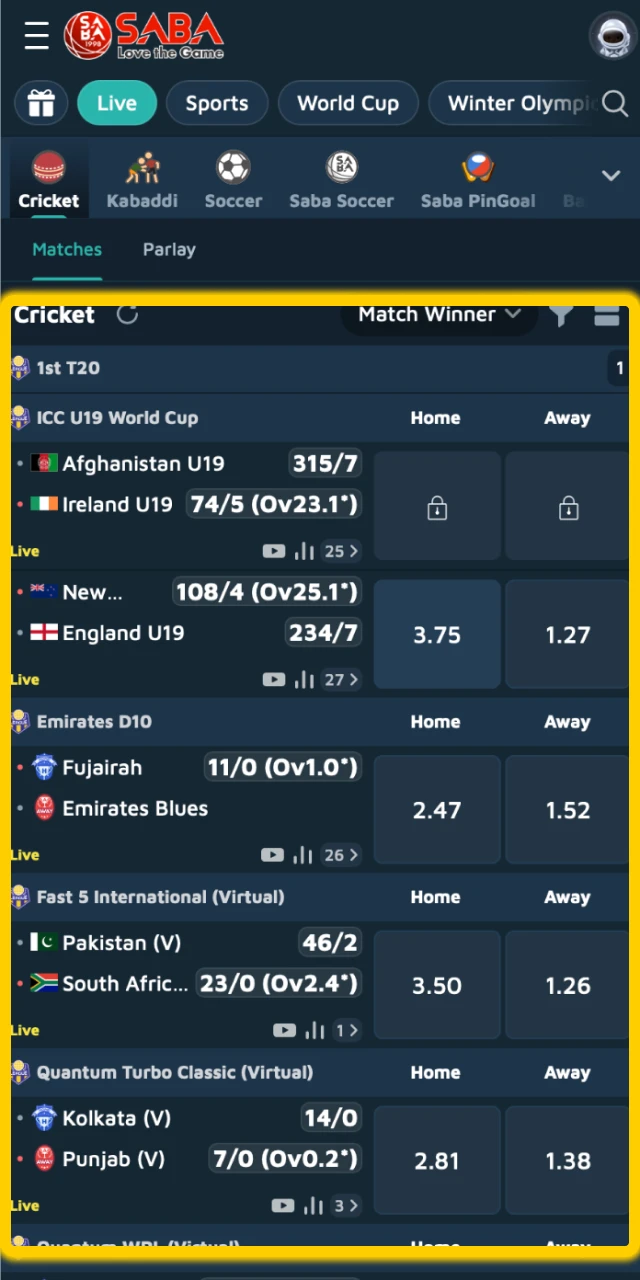 Enter your stake amount in the bet slip.