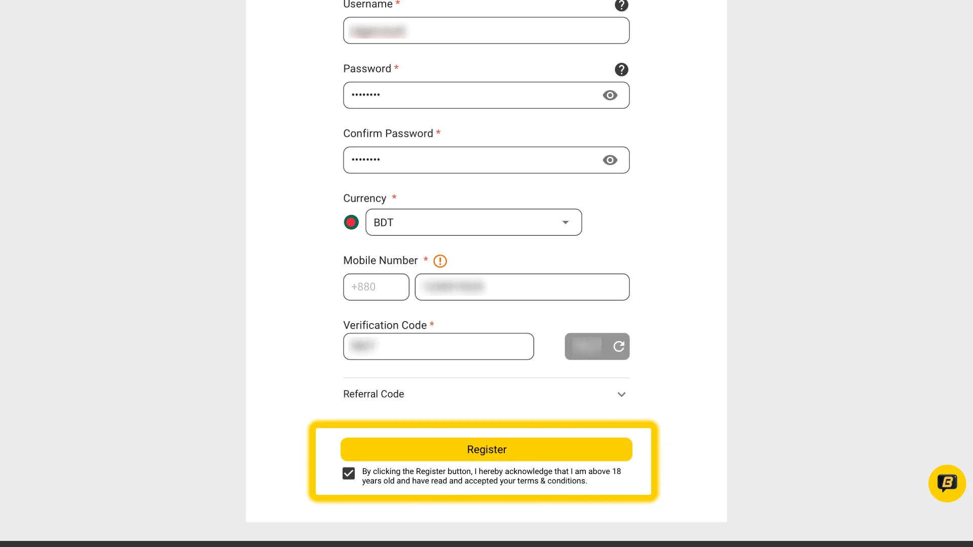 Confirm Your Account.