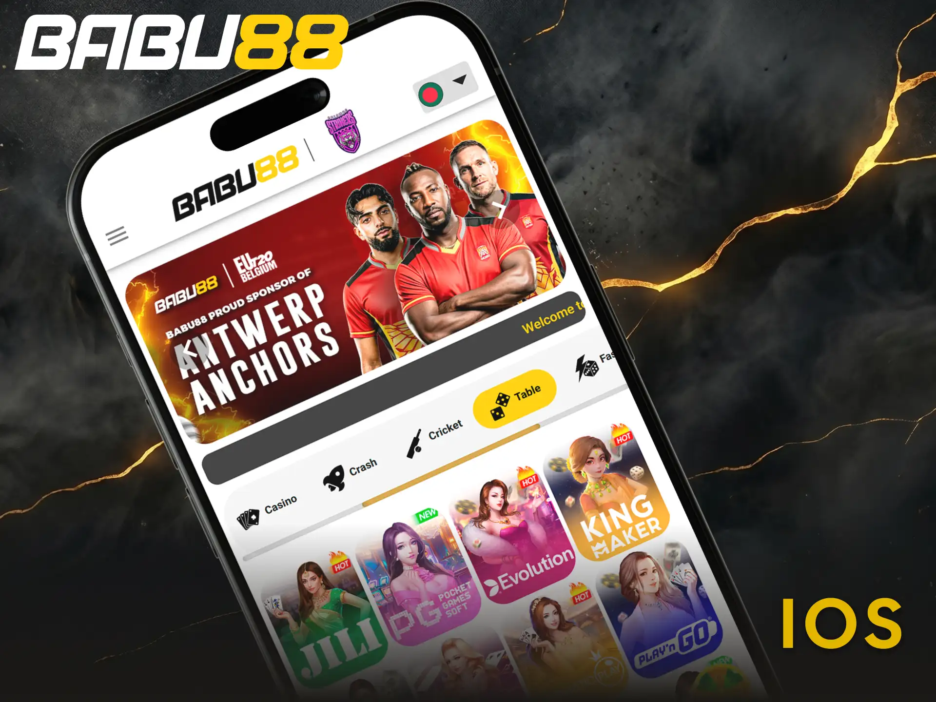 Install the premium Babu88 iOS app on your Apple device.