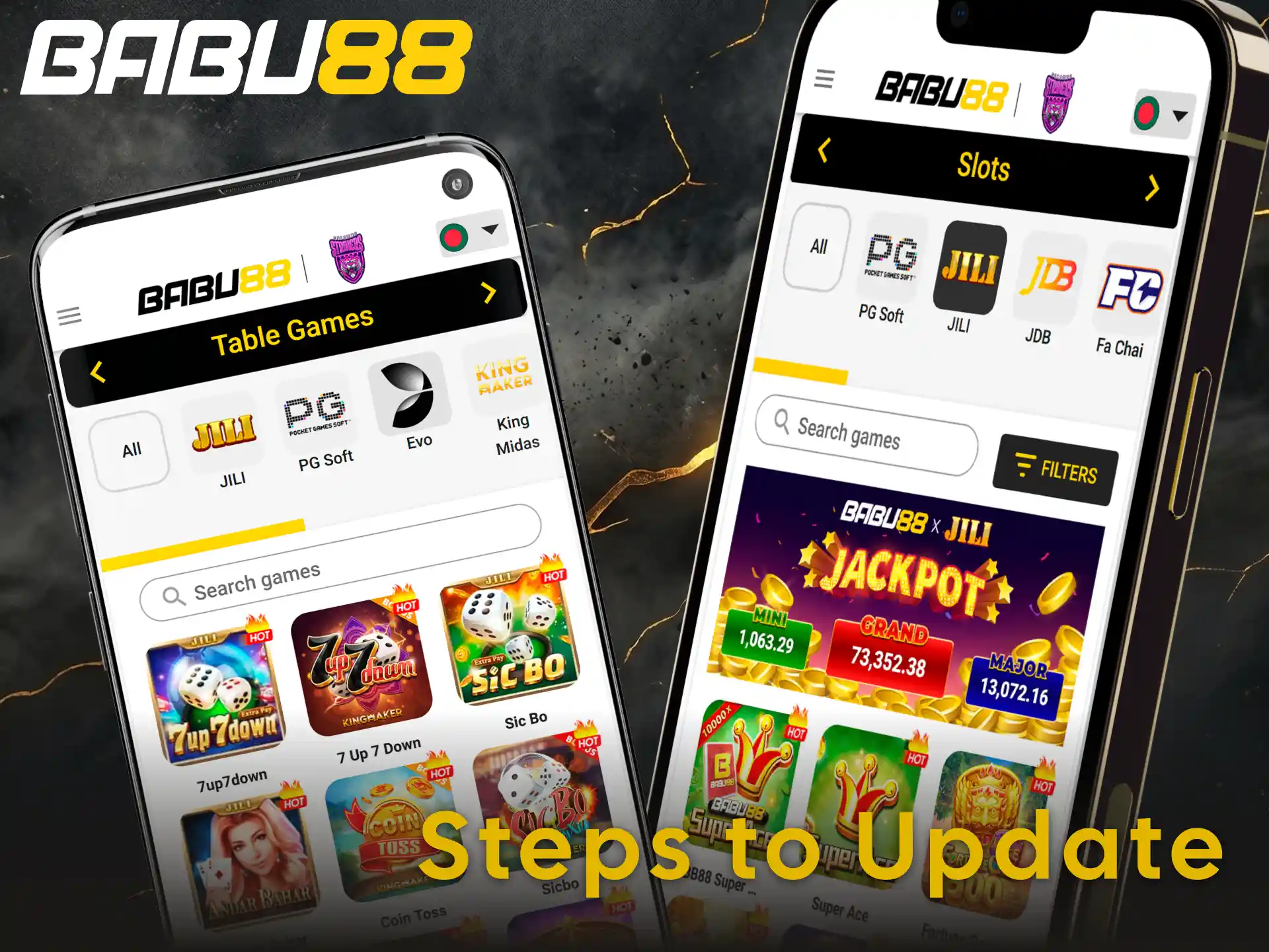 Follow simple steps to update the Babu88 app automatically.