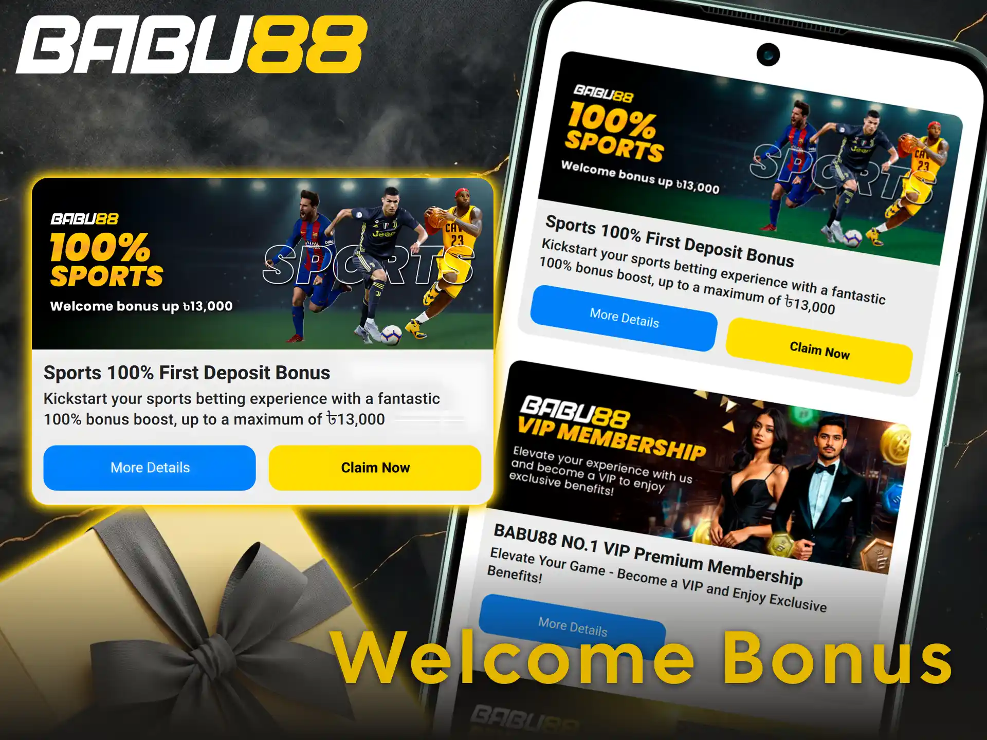 Claim a generous welcome bonus for newcomers in the Babu88 app.